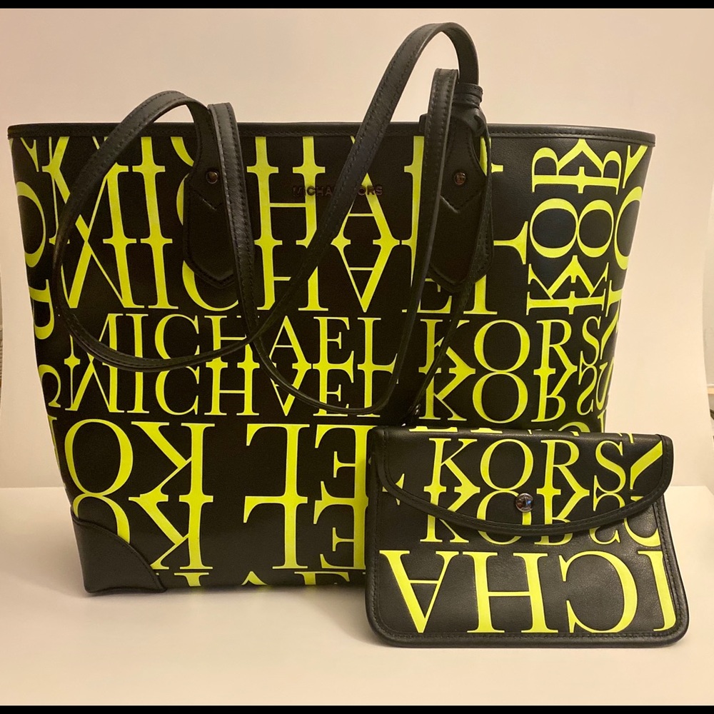 Michael Kors EVA Typography Tote